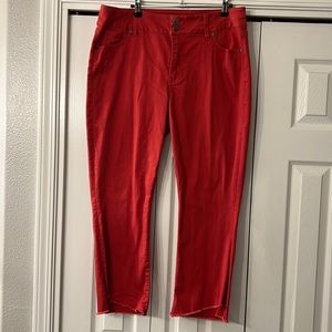 CAbi High-Low Crop denim - size 14